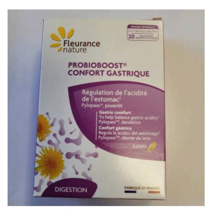 Rappel produit : ProbioBoost Confort Gastrique de Fleurance Nature – Risque d’allergies graves